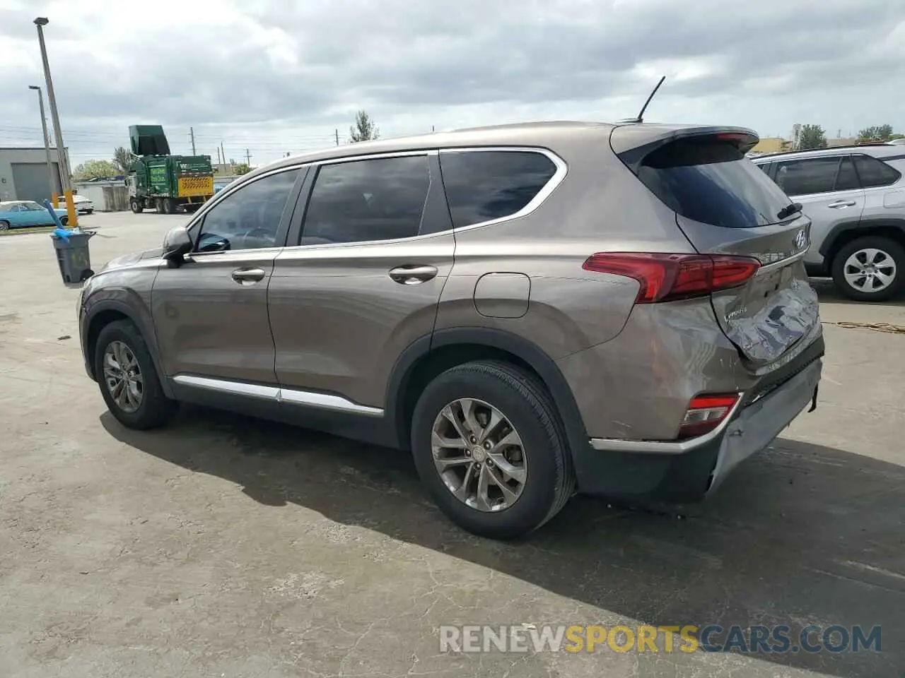 2 Фотография поврежденного автомобиля 5NMS23AD4KH076815 HYUNDAI SANTA FE 2019