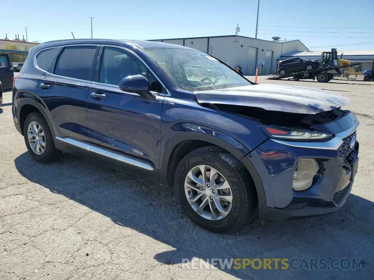 4 Photograph of a damaged car 5NMS23AD4KH080248 HYUNDAI SANTA FE 2019