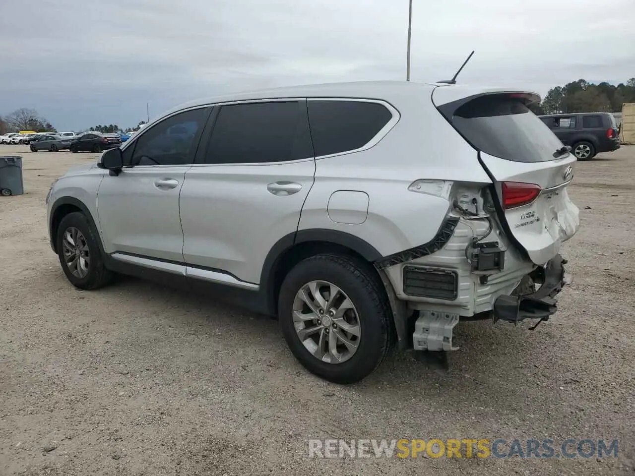 2 Photograph of a damaged car 5NMS23AD4KH088320 HYUNDAI SANTA FE 2019