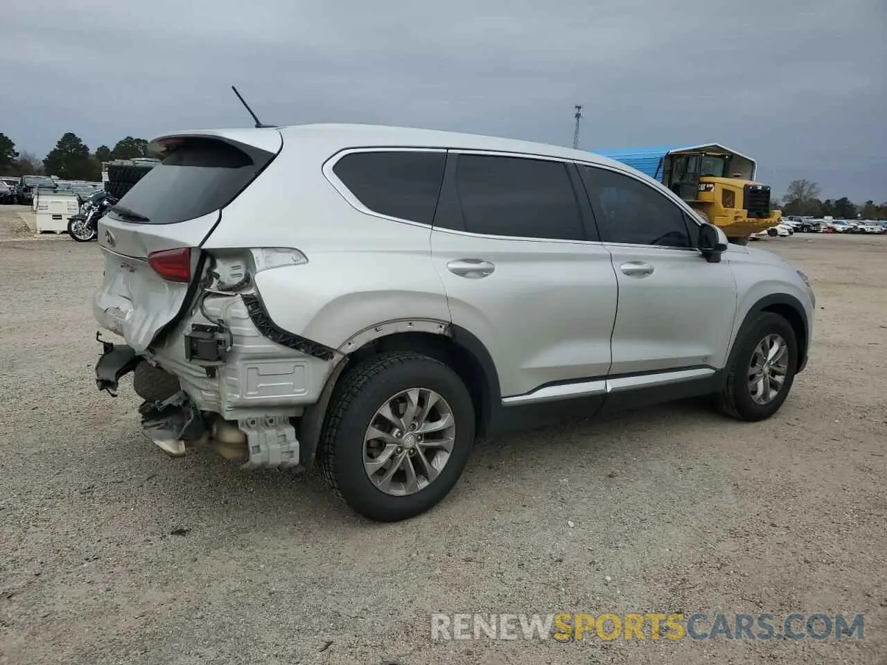 3 Photograph of a damaged car 5NMS23AD4KH088320 HYUNDAI SANTA FE 2019
