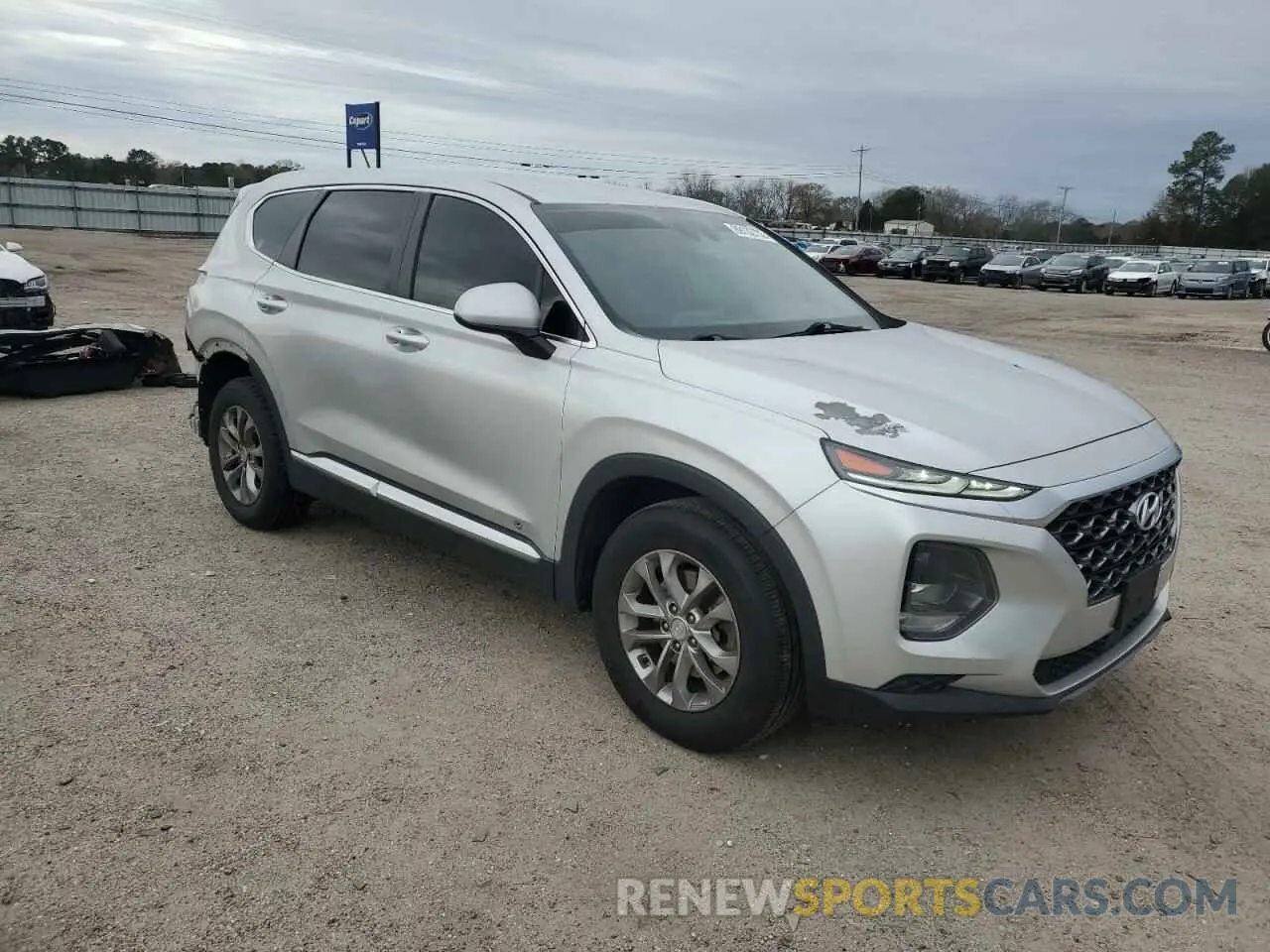 4 Photograph of a damaged car 5NMS23AD4KH088320 HYUNDAI SANTA FE 2019