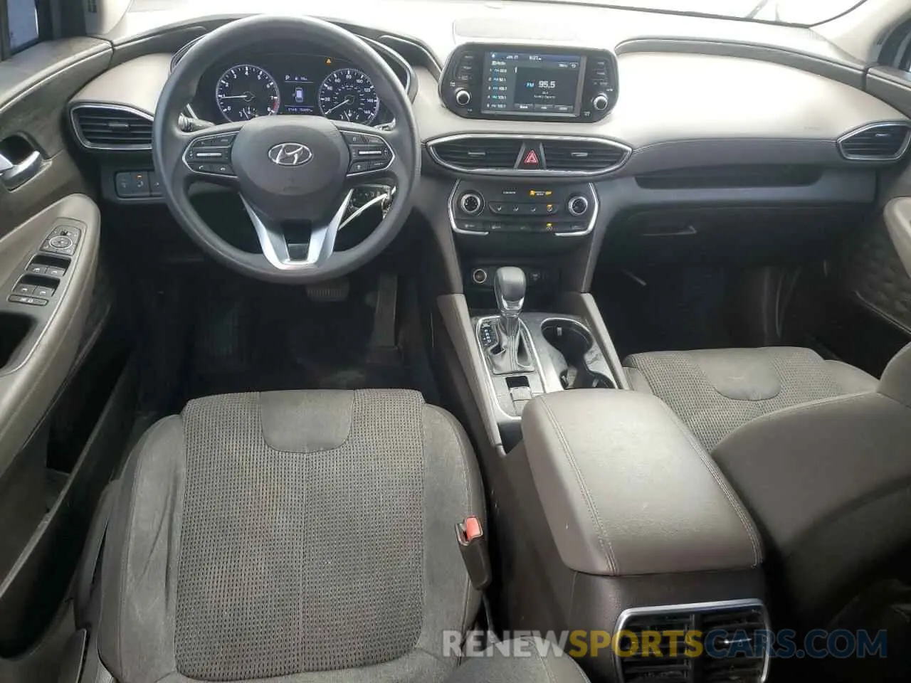 8 Photograph of a damaged car 5NMS23AD4KH088320 HYUNDAI SANTA FE 2019