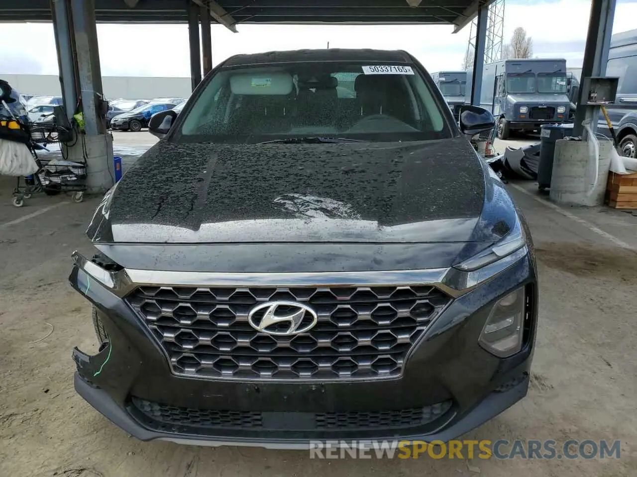 5 Photograph of a damaged car 5NMS23AD4KH103317 HYUNDAI SANTA FE 2019