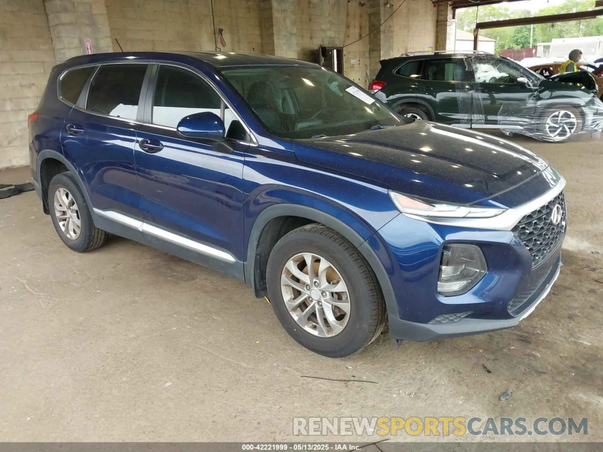1 Фотография поврежденного автомобиля 5NMS23AD5KH105321 HYUNDAI SANTA FE 2019