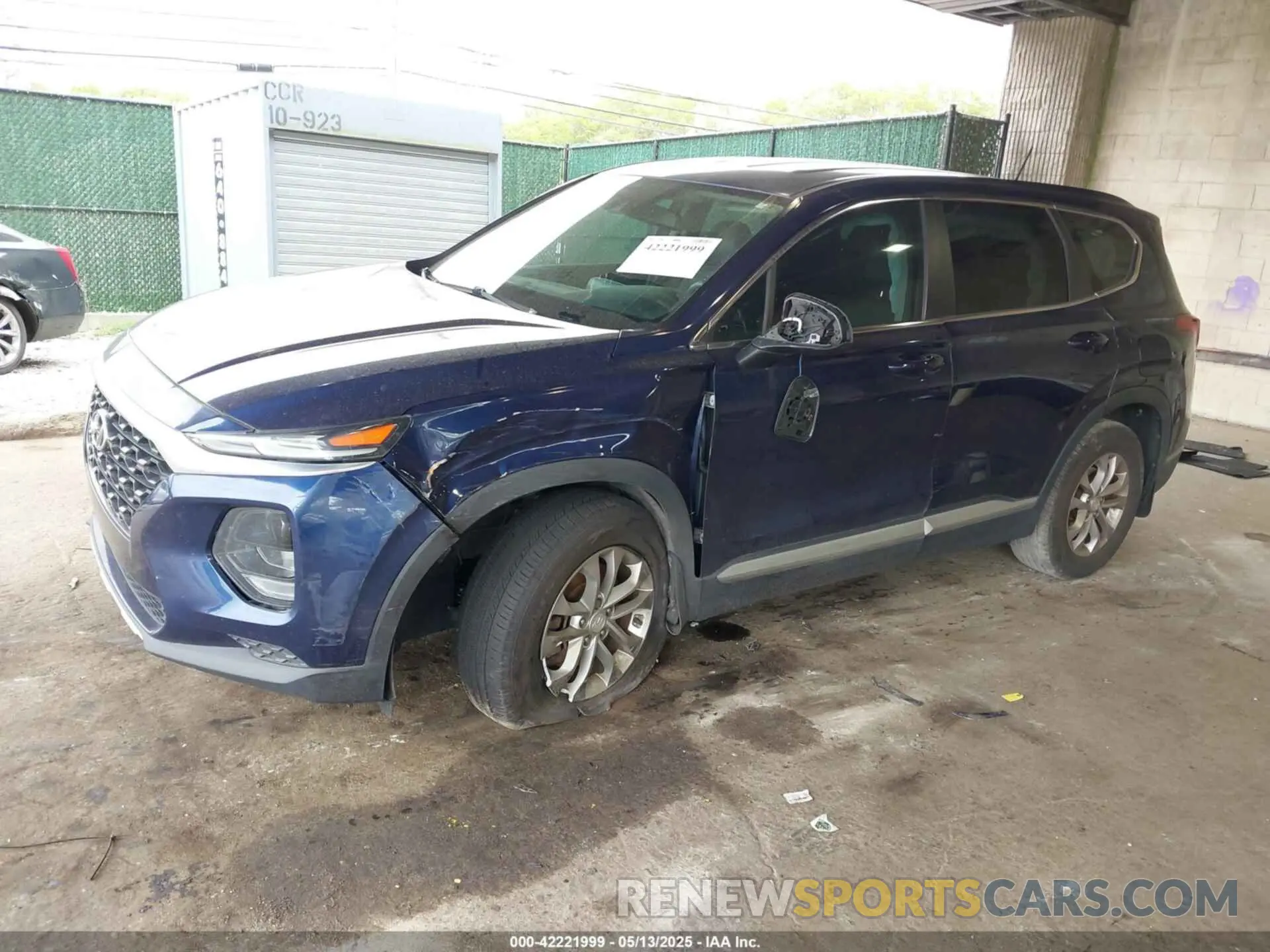 2 Фотография поврежденного автомобиля 5NMS23AD5KH105321 HYUNDAI SANTA FE 2019