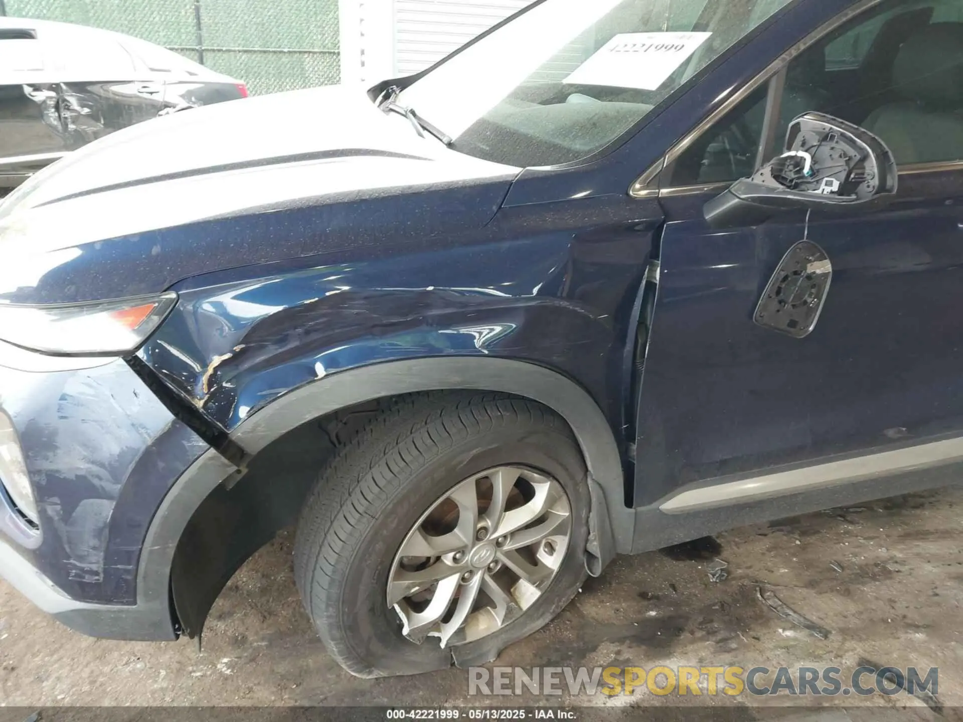 6 Фотография поврежденного автомобиля 5NMS23AD5KH105321 HYUNDAI SANTA FE 2019