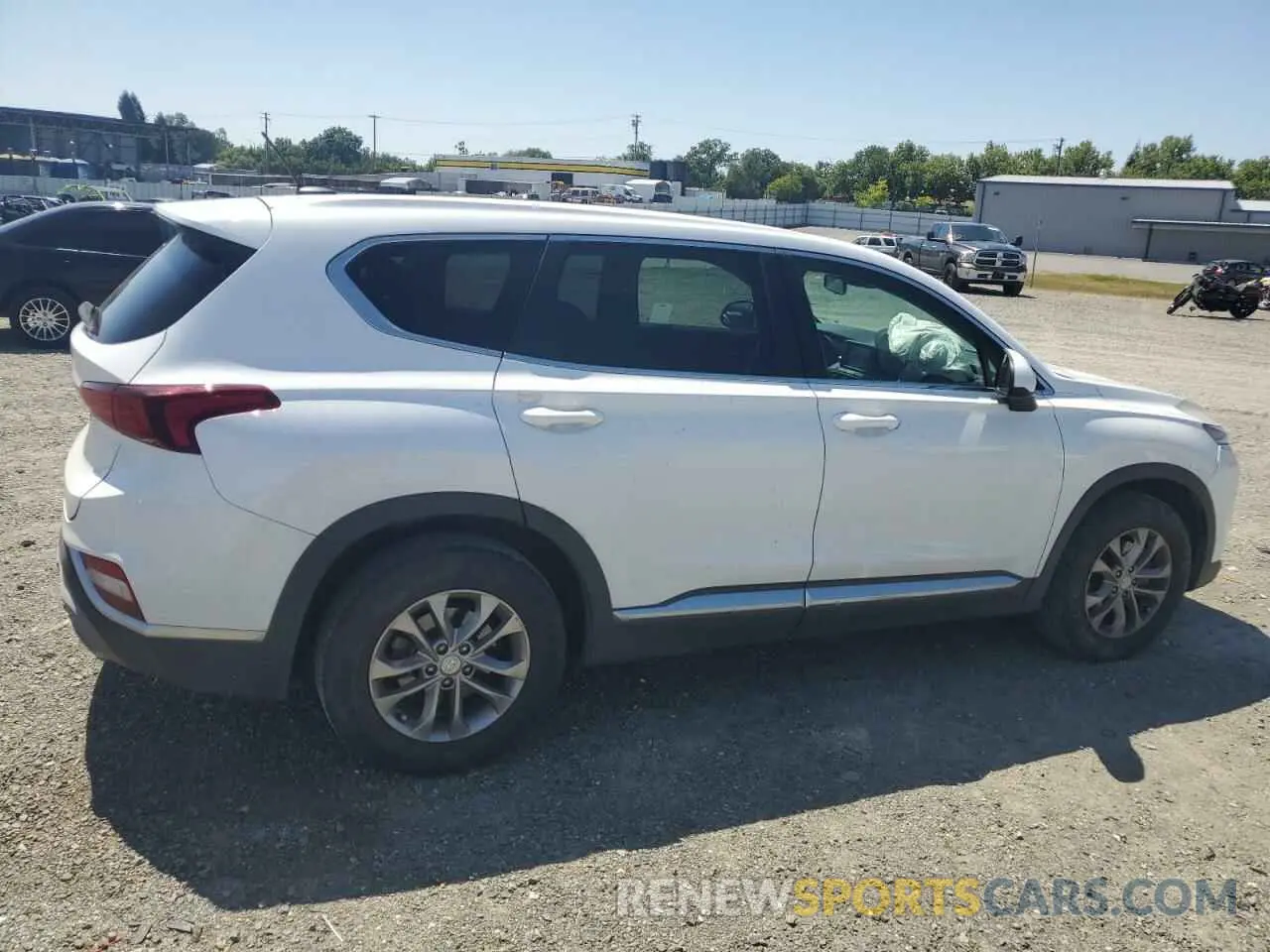 3 Фотография поврежденного автомобиля 5NMS23AD6KH083202 HYUNDAI SANTA FE 2019