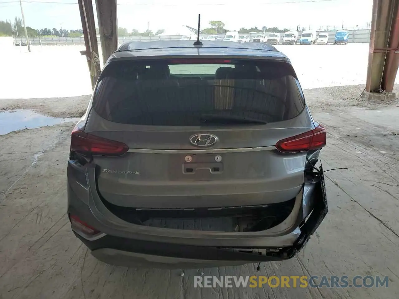 6 Photograph of a damaged car 5NMS23AD6KH092479 HYUNDAI SANTA FE 2019