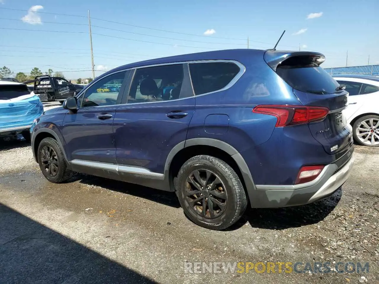 2 Фотография поврежденного автомобиля 5NMS23AD6KH104064 HYUNDAI SANTA FE 2019