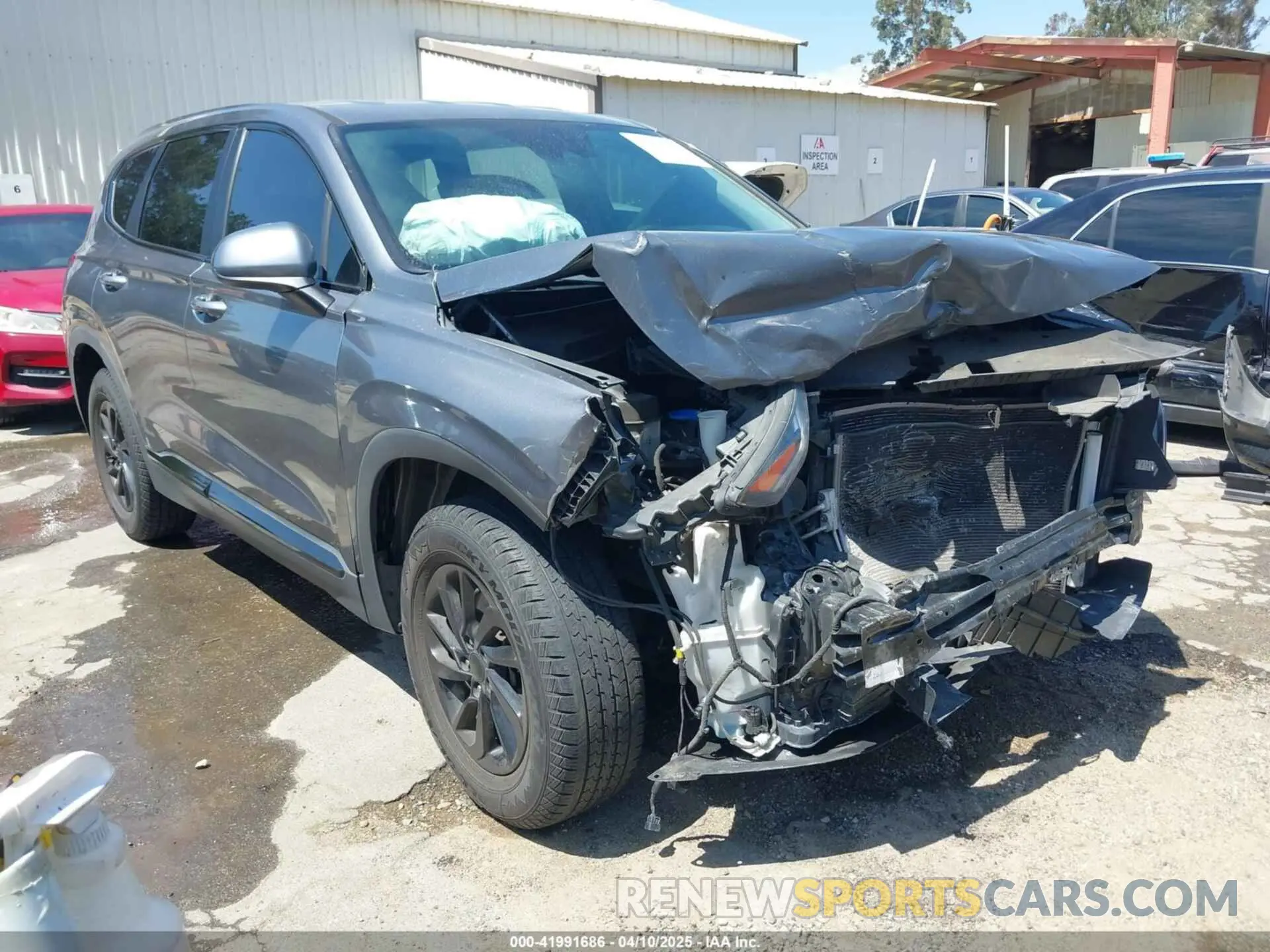 1 Фотография поврежденного автомобиля 5NMS23AD7KH009688 HYUNDAI SANTA FE 2019