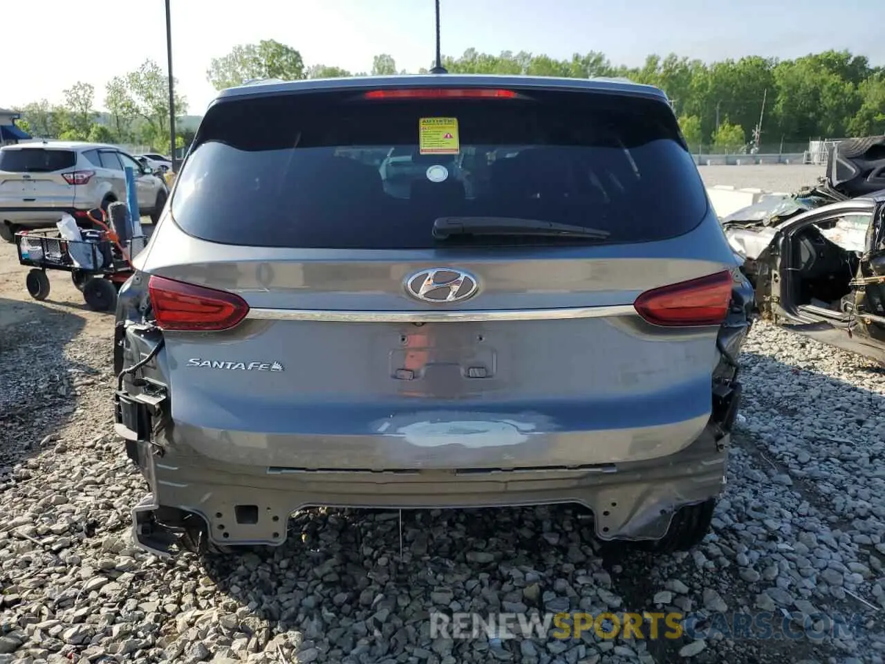 6 Photograph of a damaged car 5NMS23AD7KH010145 HYUNDAI SANTA FE 2019
