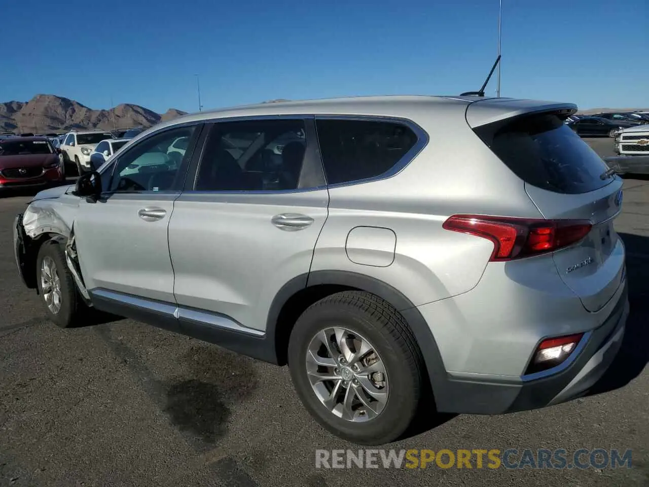 2 Фотография поврежденного автомобиля 5NMS23AD7KH064707 HYUNDAI SANTA FE 2019
