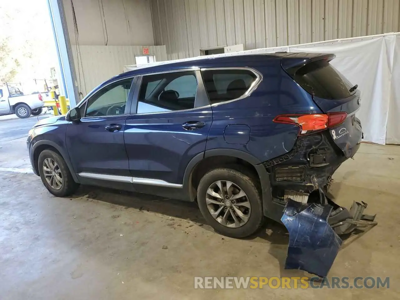 2 Photograph of a damaged car 5NMS23AD8KH009196 HYUNDAI SANTA FE 2019