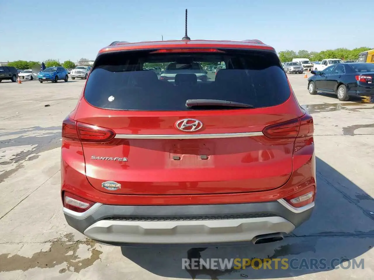 6 Photograph of a damaged car 5NMS23AD8KH077885 HYUNDAI SANTA FE 2019