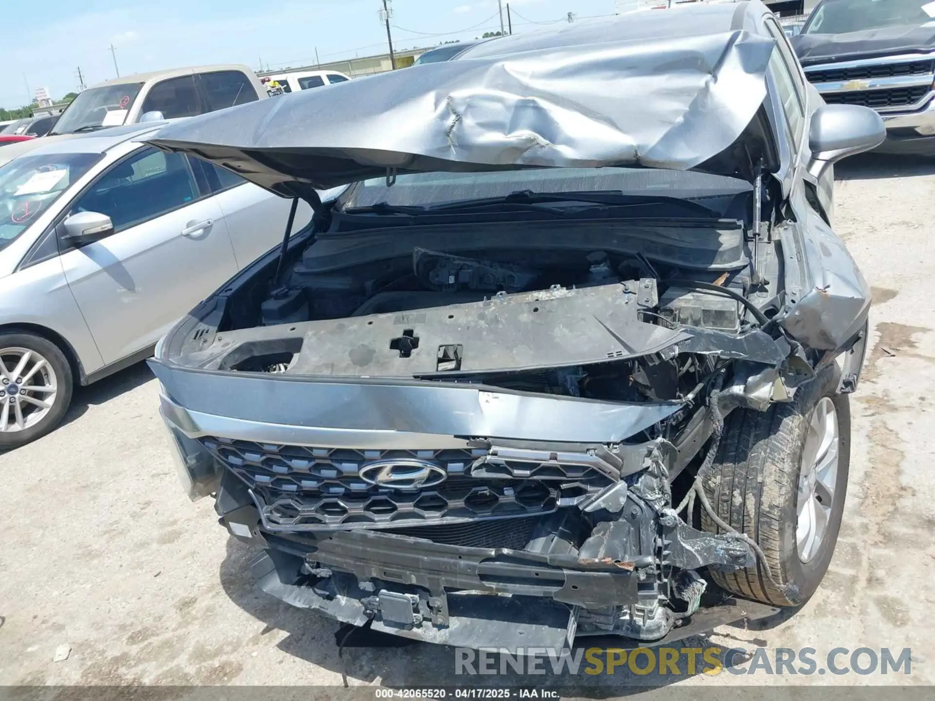 6 Фотография поврежденного автомобиля 5NMS23AD8KH096310 HYUNDAI SANTA FE 2019