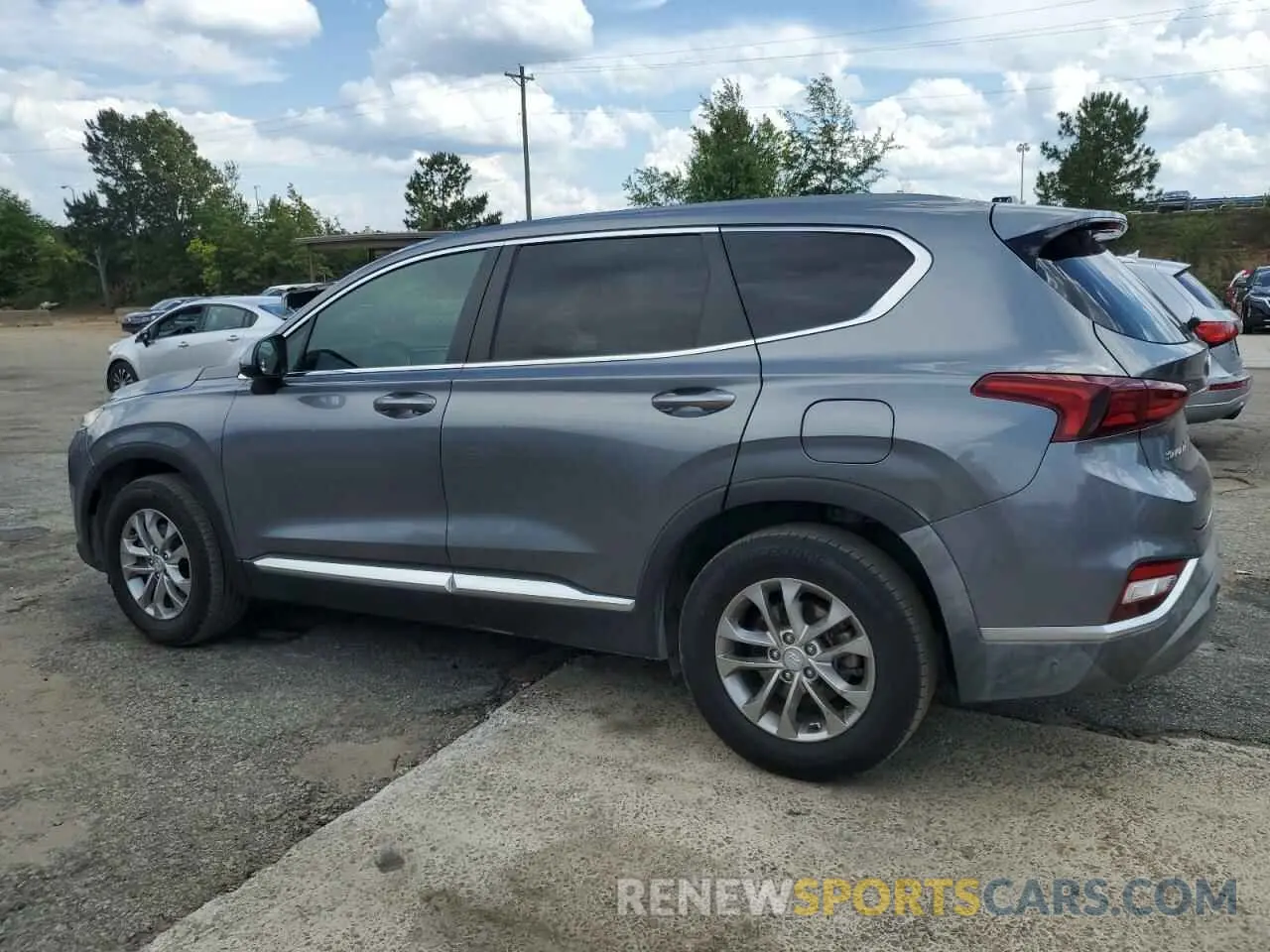 2 Photograph of a damaged car 5NMS23AD9KH019915 HYUNDAI SANTA FE 2019