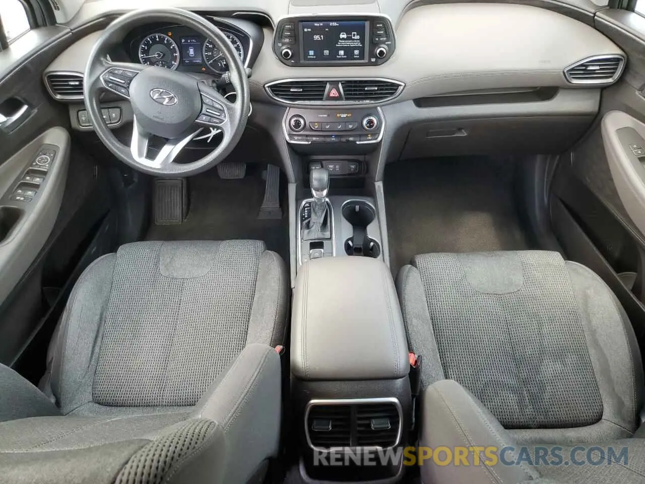 8 Photograph of a damaged car 5NMS23AD9KH019915 HYUNDAI SANTA FE 2019