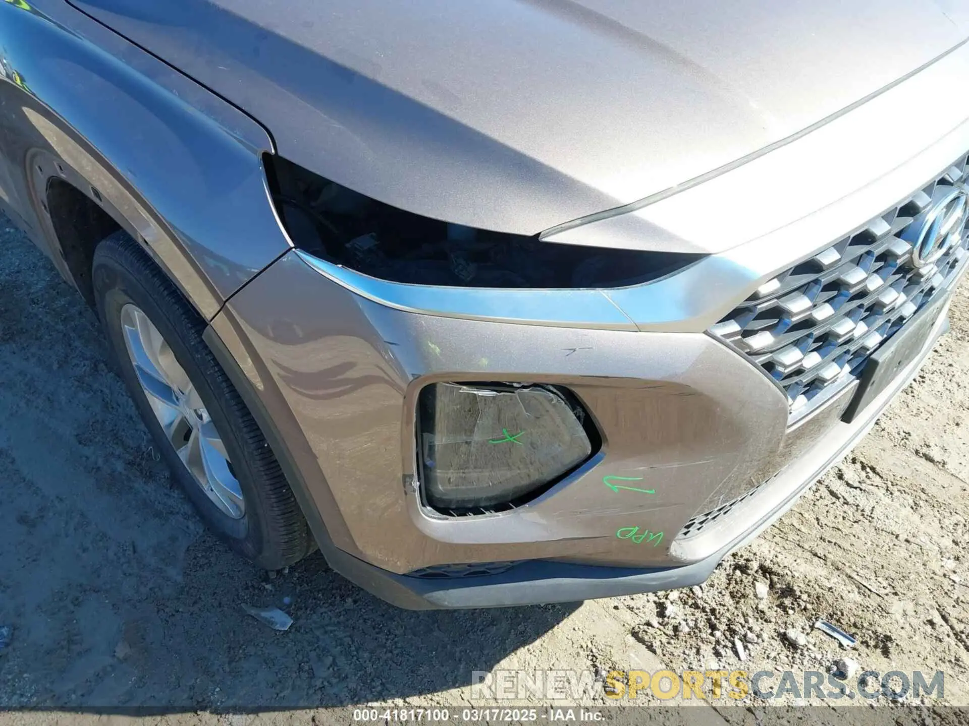 6 Фотография поврежденного автомобиля 5NMS2CAD0KH117649 HYUNDAI SANTA FE 2019