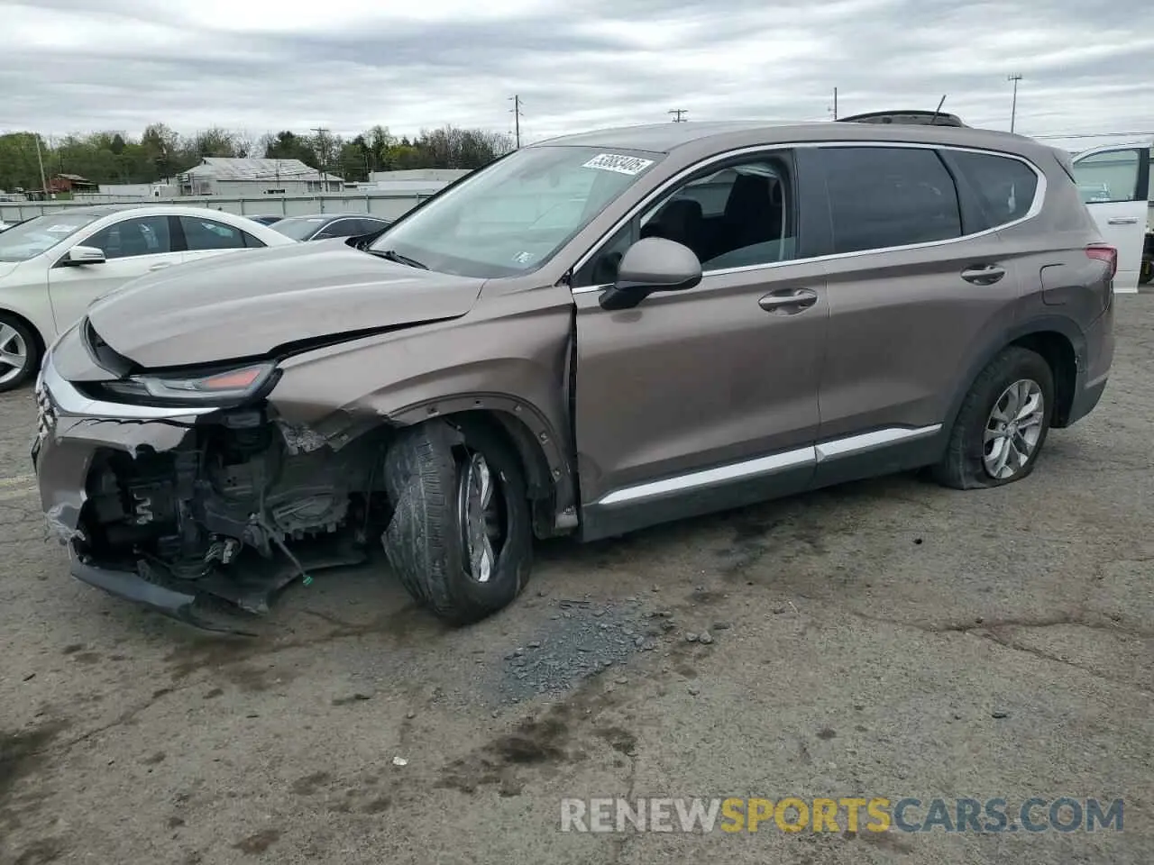 1 Photograph of a damaged car 5NMS2CAD0KH123337 HYUNDAI SANTA FE 2019