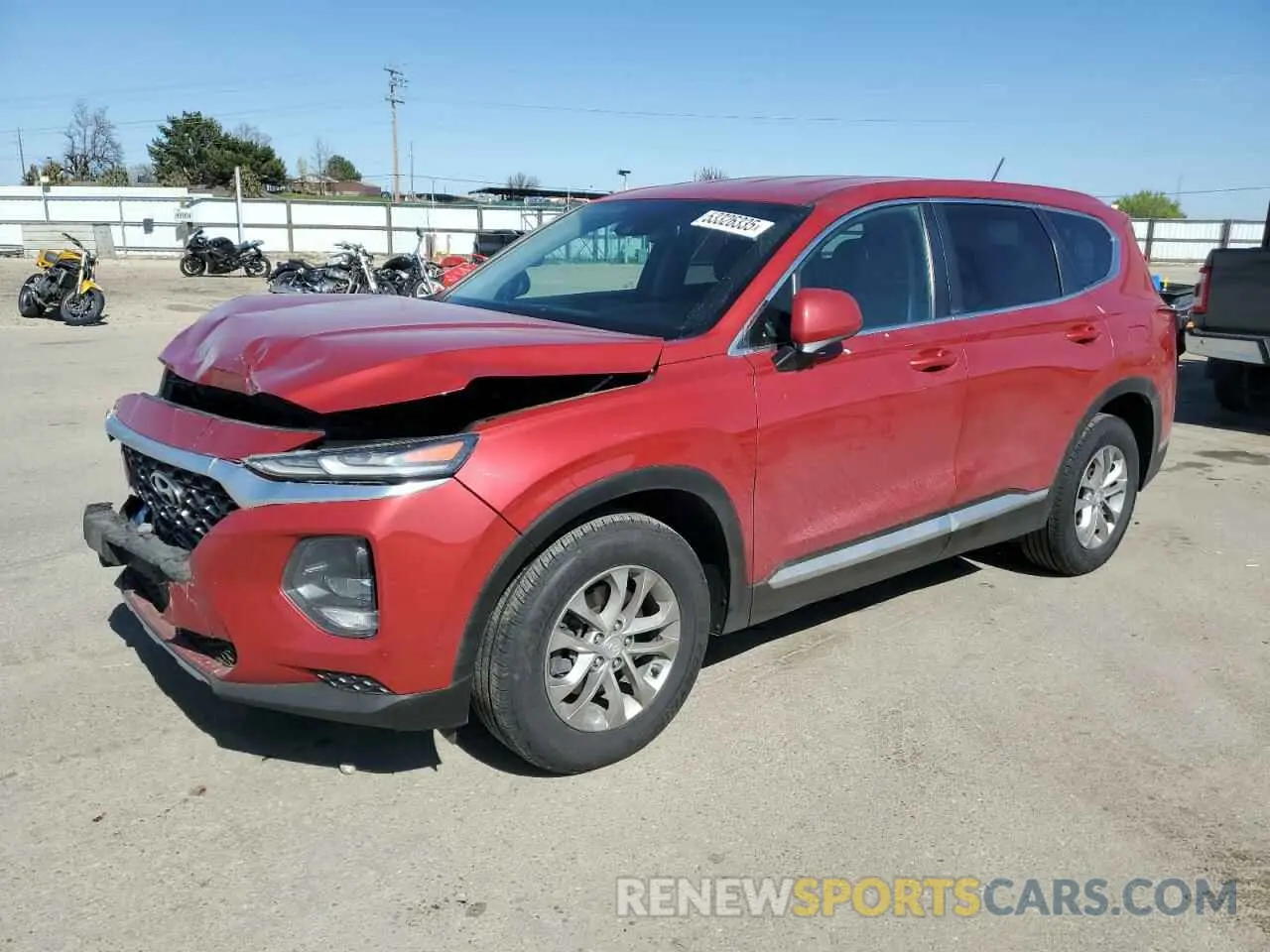 1 Фотография поврежденного автомобиля 5NMS2CAD1KH032125 HYUNDAI SANTA FE 2019