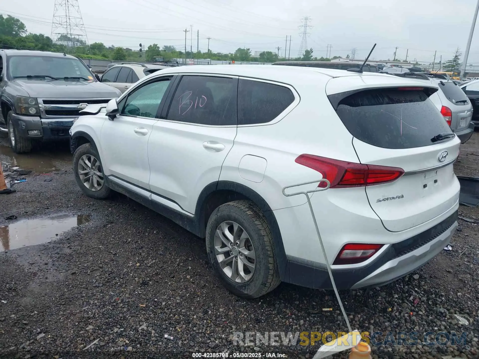 3 Фотография поврежденного автомобиля 5NMS2CAD1KH032805 HYUNDAI SANTA FE 2019