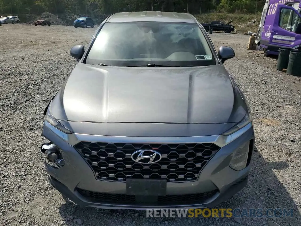 5 Photograph of a damaged car 5NMS2CAD1KH082555 HYUNDAI SANTA FE 2019