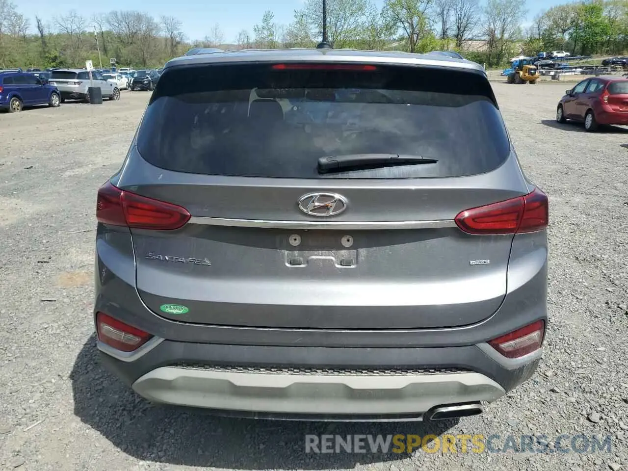 6 Photograph of a damaged car 5NMS2CAD1KH082555 HYUNDAI SANTA FE 2019