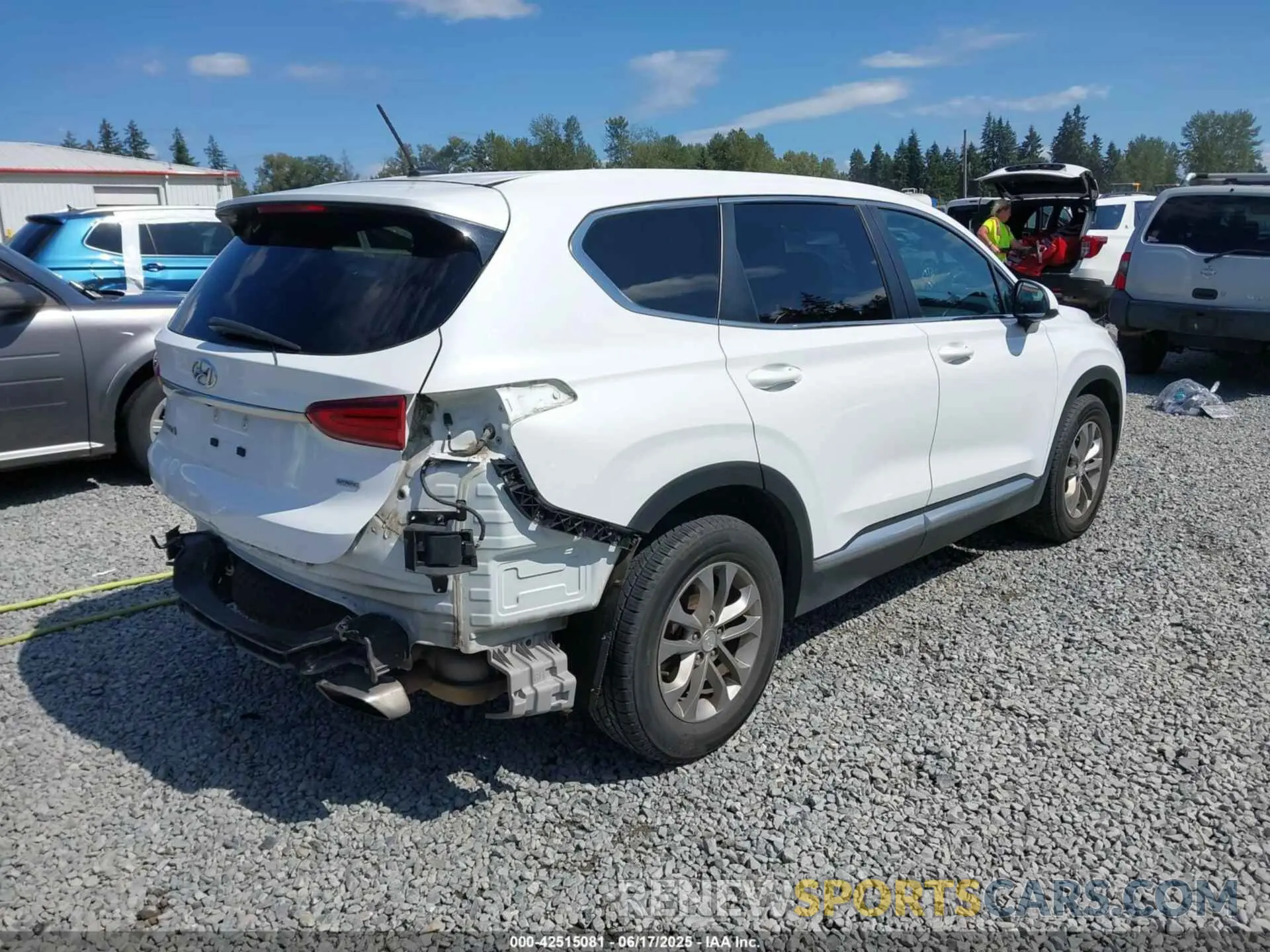 4 Фотография поврежденного автомобиля 5NMS2CAD1KH121306 HYUNDAI SANTA FE 2019