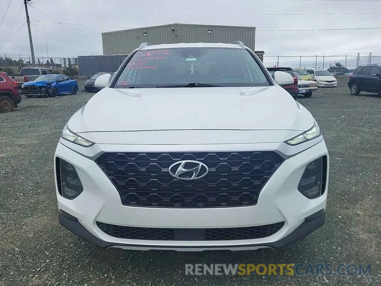 5 Photograph of a damaged car 5NMS2CAD3KH007792 HYUNDAI SANTA FE 2019