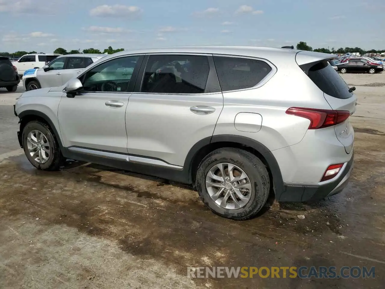 2 Photograph of a damaged car 5NMS2CAD3KH105642 HYUNDAI SANTA FE 2019