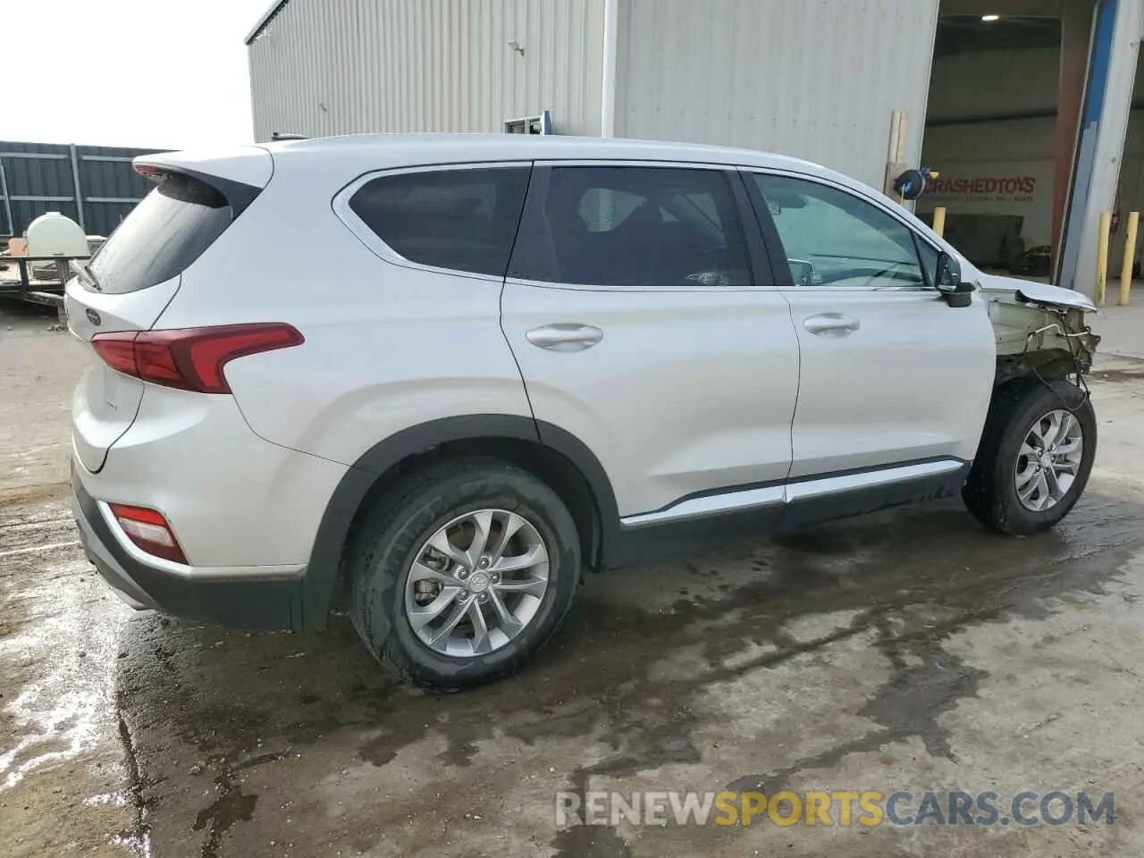 3 Photograph of a damaged car 5NMS2CAD3KH105642 HYUNDAI SANTA FE 2019
