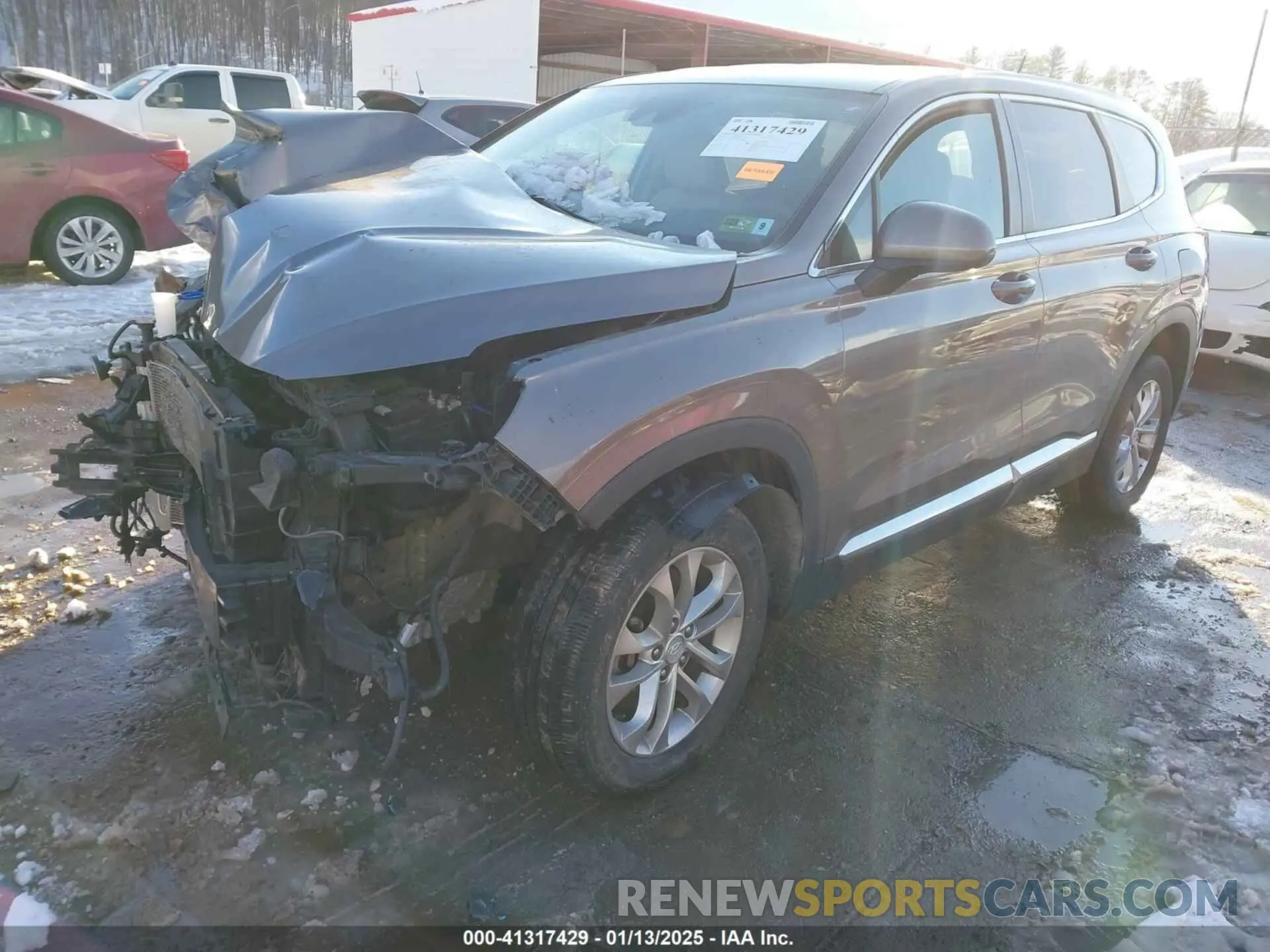 2 Фотография поврежденного автомобиля 5NMS2CAD4KH089712 HYUNDAI SANTA FE 2019