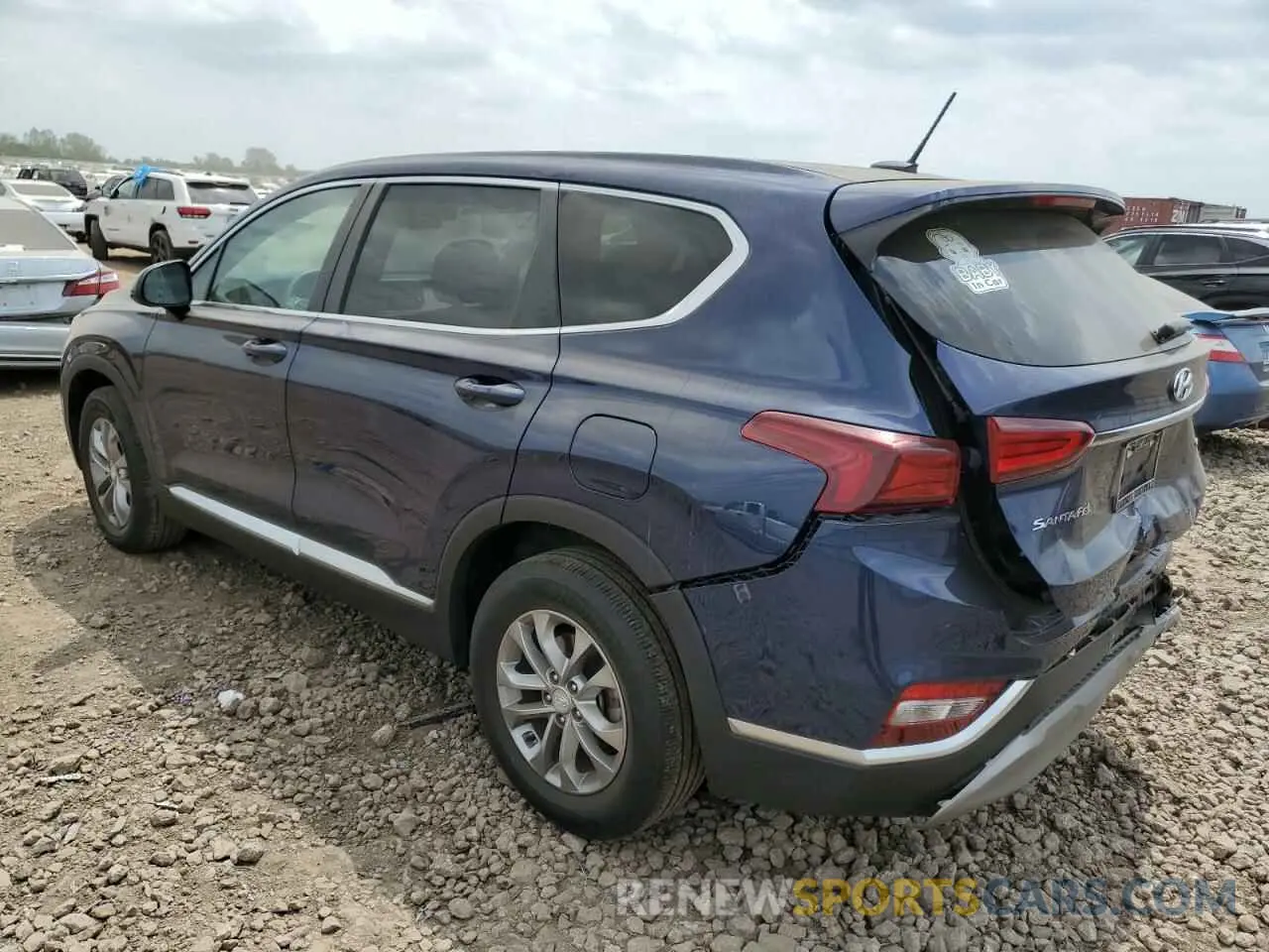 2 Photograph of a damaged car 5NMS2CAD4KH125270 HYUNDAI SANTA FE 2019