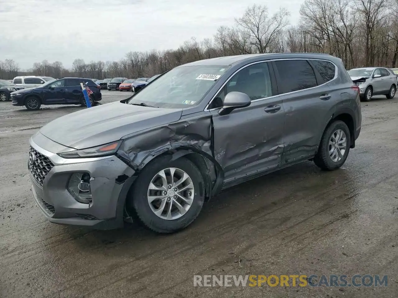 1 Фотография поврежденного автомобиля 5NMS2CAD5KH093963 HYUNDAI SANTA FE 2019