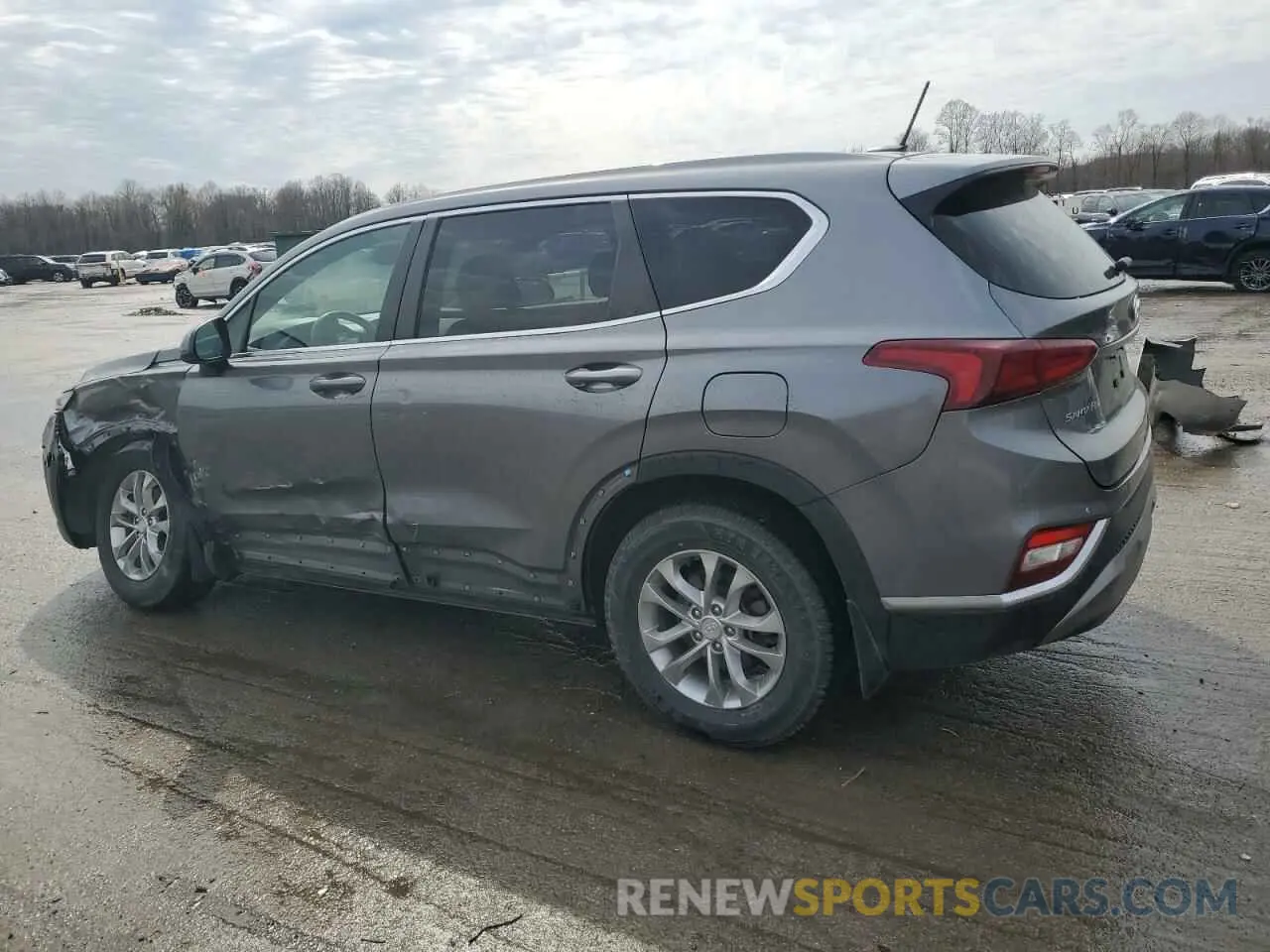 2 Фотография поврежденного автомобиля 5NMS2CAD5KH093963 HYUNDAI SANTA FE 2019