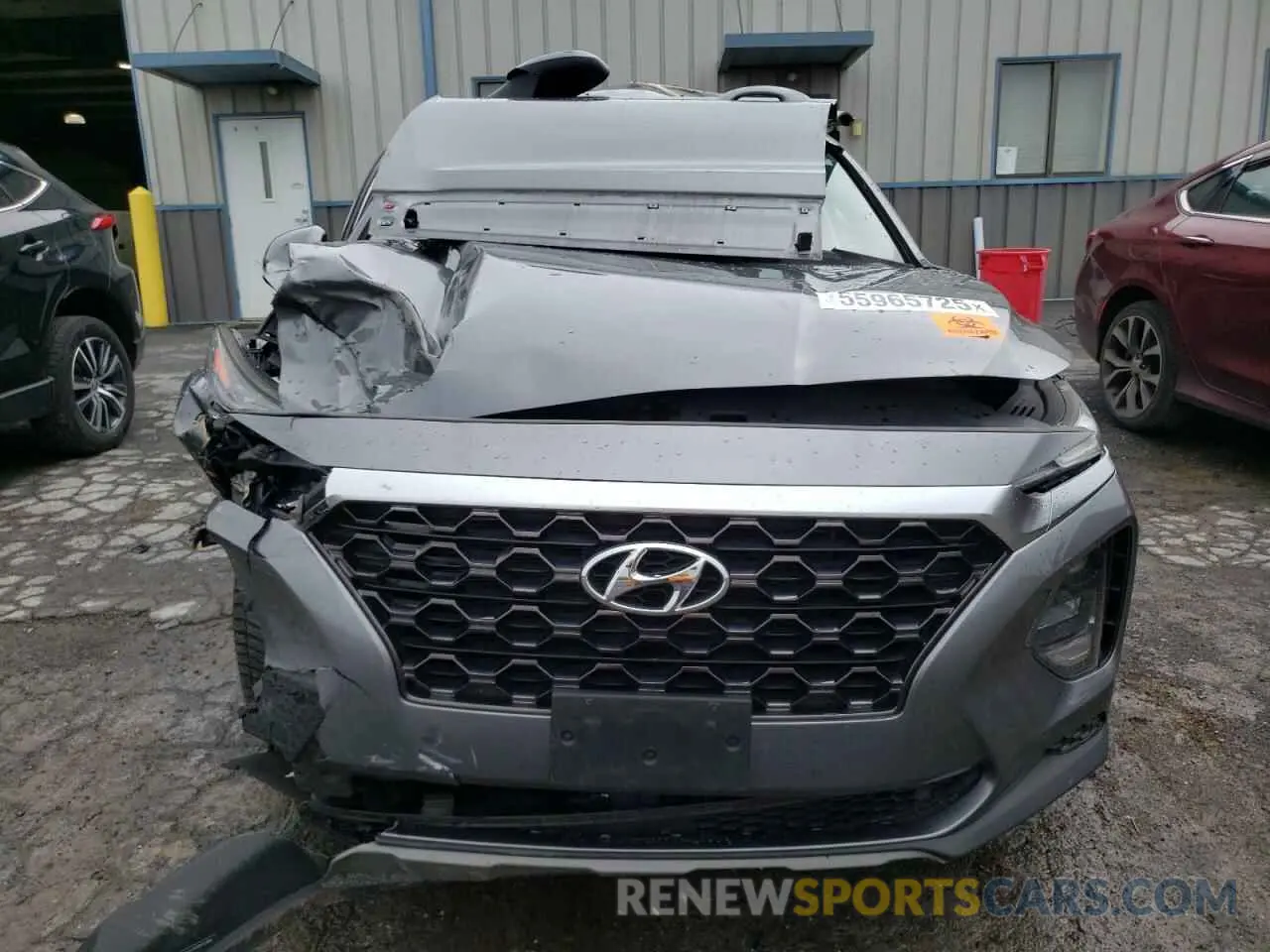 5 Photograph of a damaged car 5NMS2CAD6KH011433 HYUNDAI SANTA FE 2019