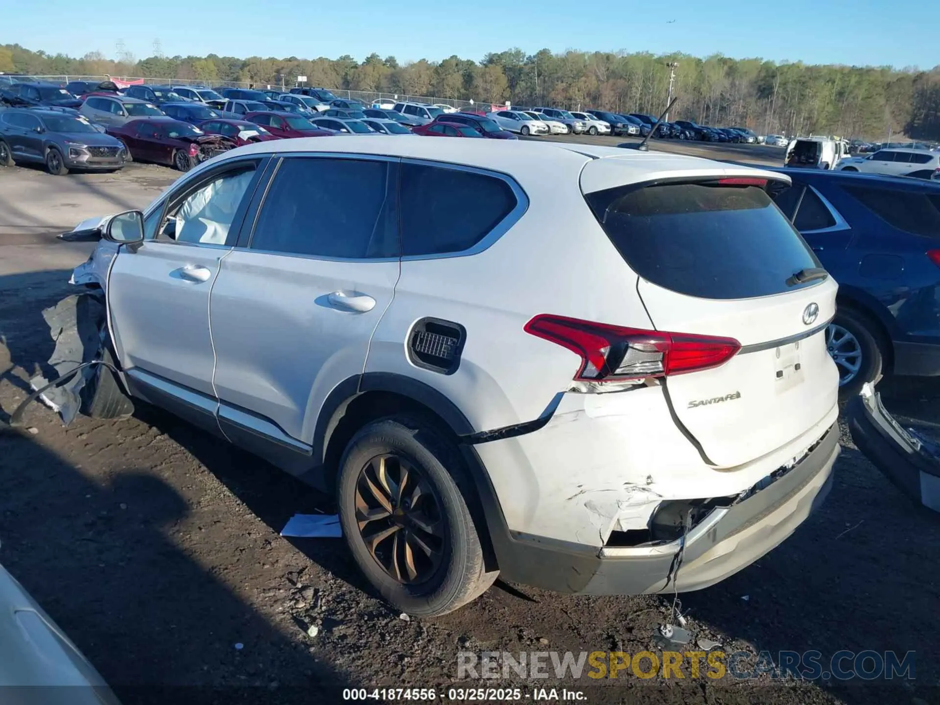 3 Фотография поврежденного автомобиля 5NMS2CAD6KH114027 HYUNDAI SANTA FE 2019