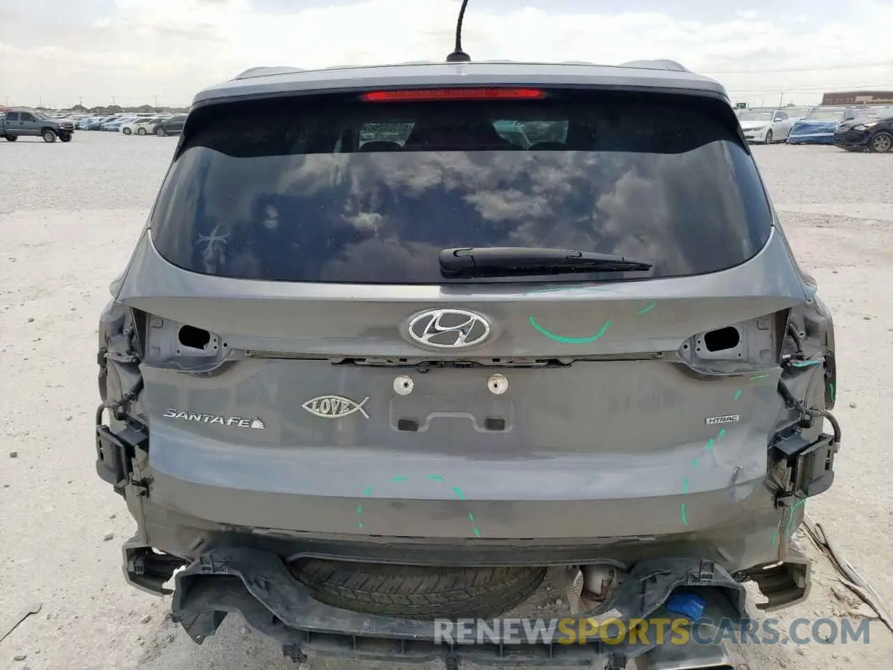 6 Фотография поврежденного автомобиля 5NMS2CAD6KH120586 HYUNDAI SANTA FE 2019