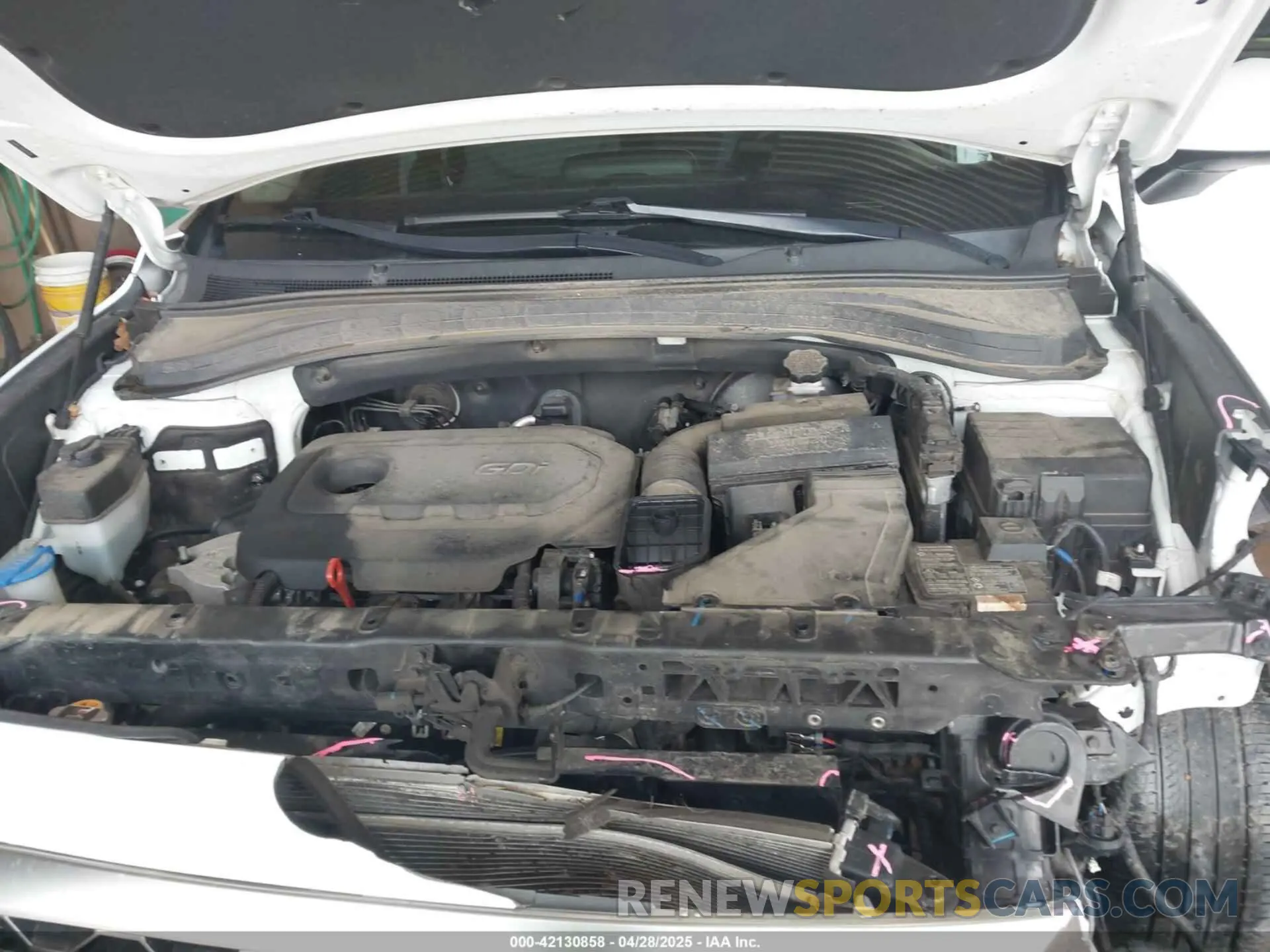 10 Фотография поврежденного автомобиля 5NMS2CAD6KH135413 HYUNDAI SANTA FE 2019