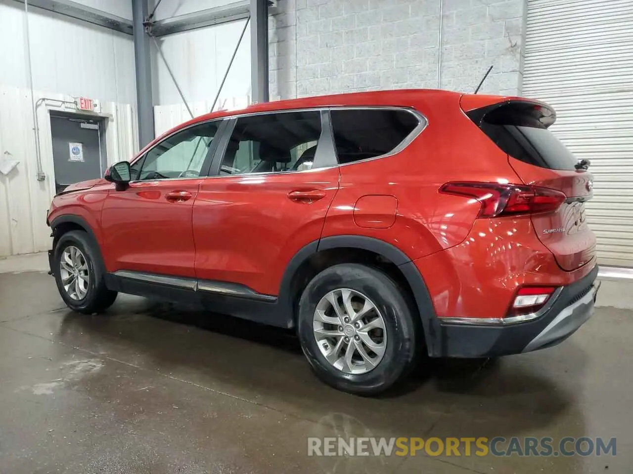 2 Фотография поврежденного автомобиля 5NMS2CAD8KH055076 HYUNDAI SANTA FE 2019