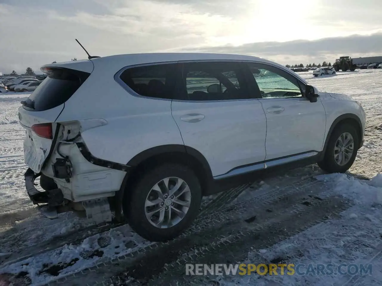 3 Фотография поврежденного автомобиля 5NMS2CAD8KH083878 HYUNDAI SANTA FE 2019
