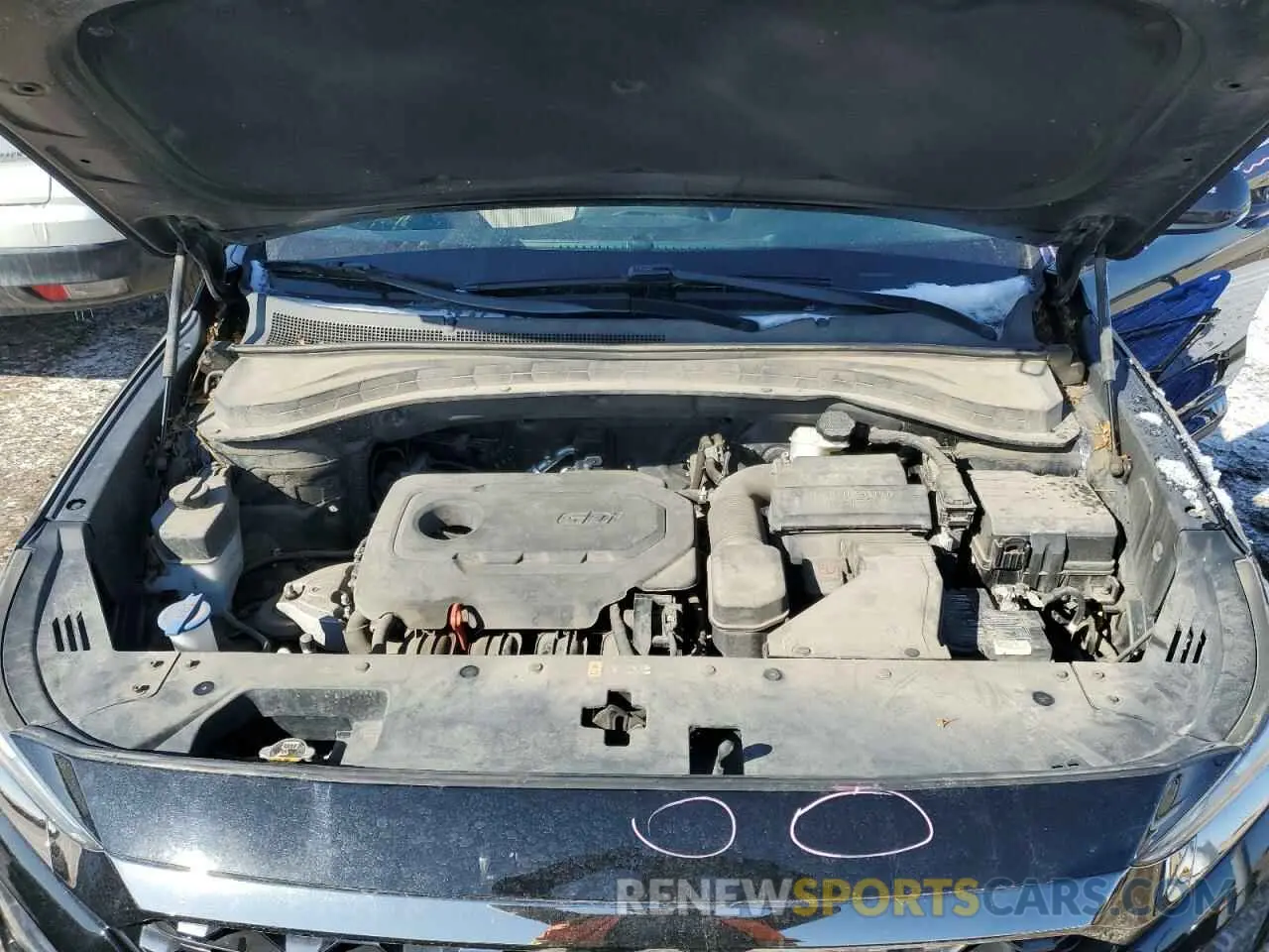 12 Photograph of a damaged car 5NMS2CAD9KH049870 HYUNDAI SANTA FE 2019