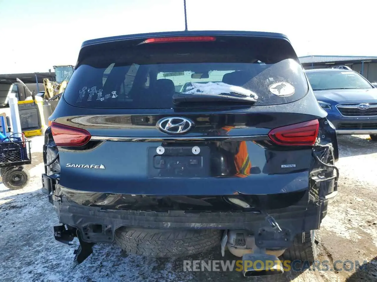 6 Photograph of a damaged car 5NMS2CAD9KH049870 HYUNDAI SANTA FE 2019