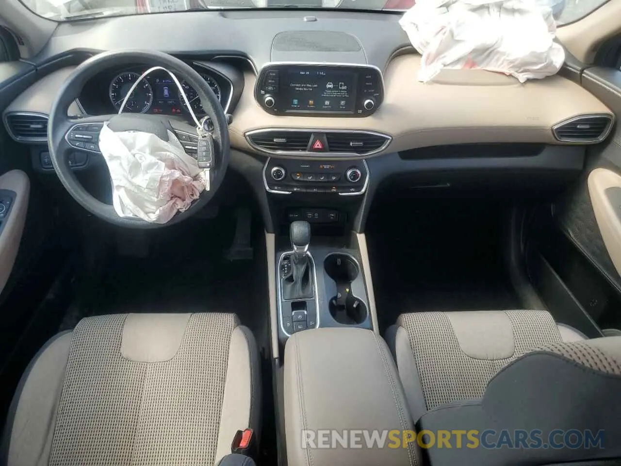 8 Photograph of a damaged car 5NMS2CAD9KH131243 HYUNDAI SANTA FE 2019