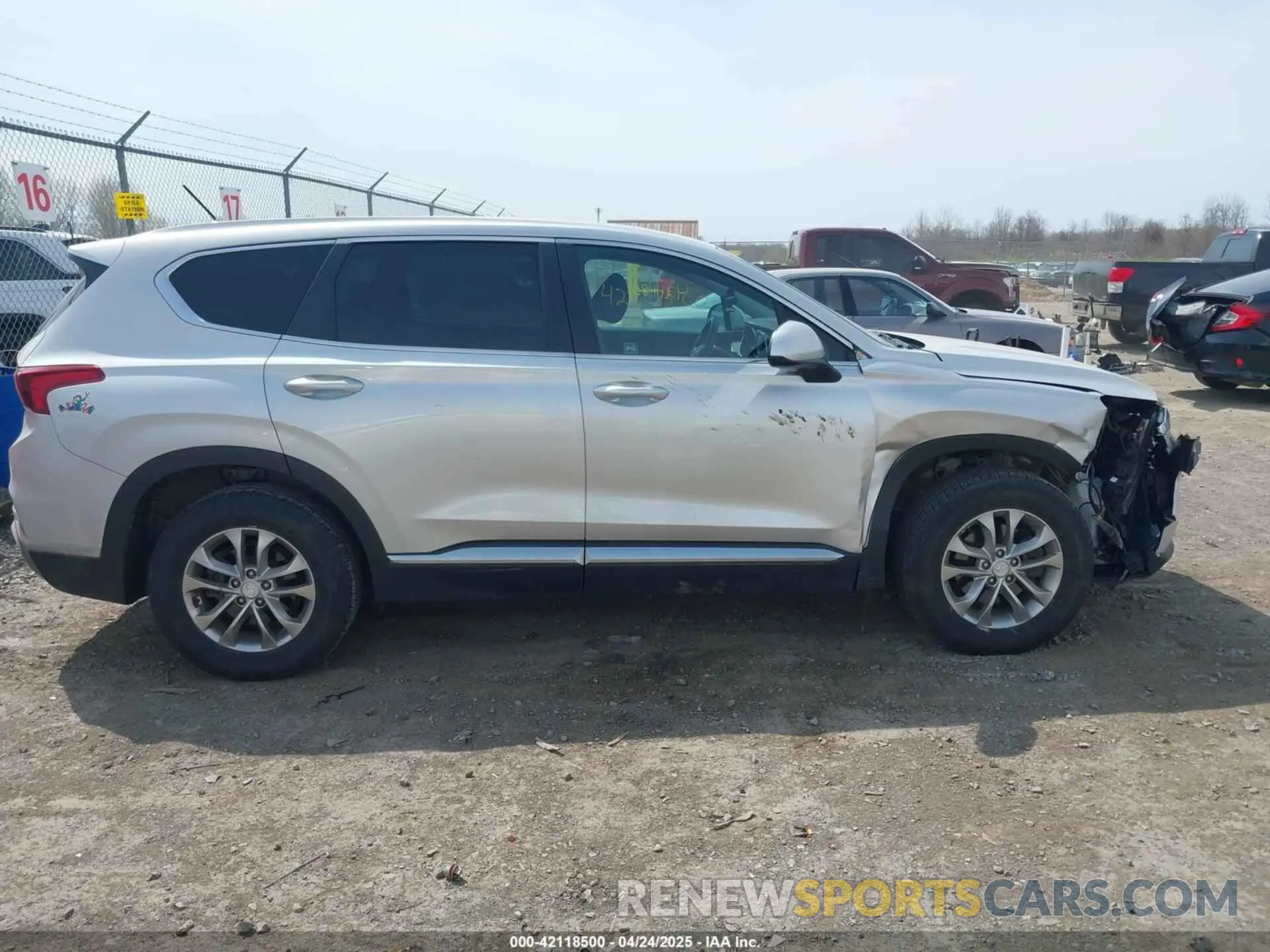 14 Photograph of a damaged car 5NMS2CADXKH116590 HYUNDAI SANTA FE 2019