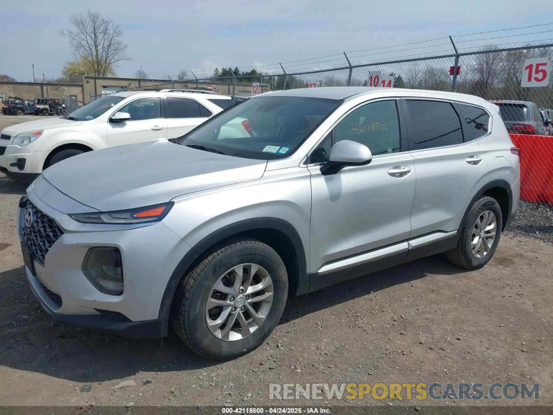 2 Photograph of a damaged car 5NMS2CADXKH116590 HYUNDAI SANTA FE 2019