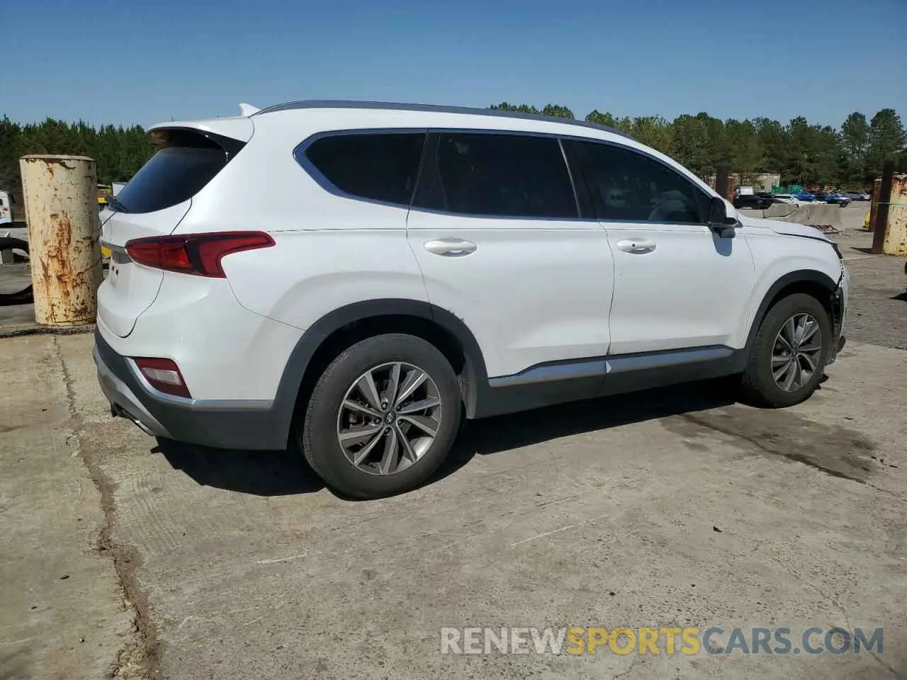3 Photograph of a damaged car 5NMS33AD0KH033005 HYUNDAI SANTA FE 2019