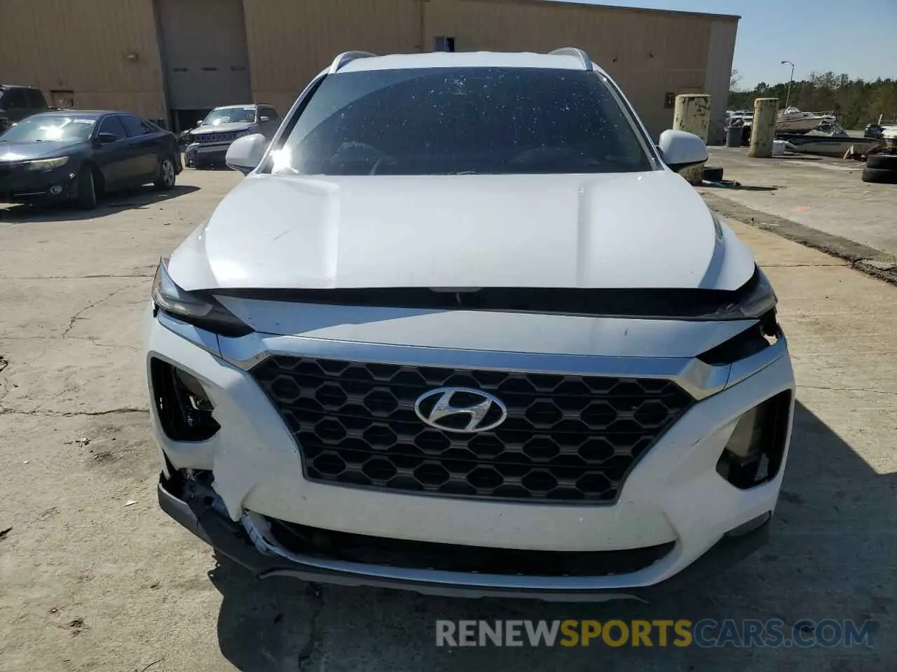 5 Photograph of a damaged car 5NMS33AD0KH033005 HYUNDAI SANTA FE 2019