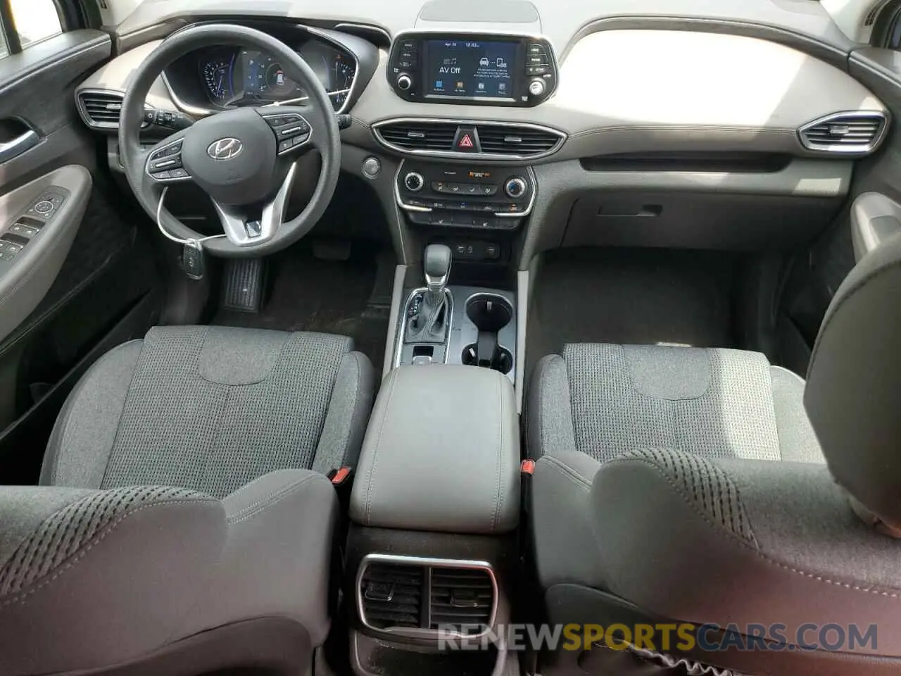 8 Photograph of a damaged car 5NMS33AD0KH043131 HYUNDAI SANTA FE 2019