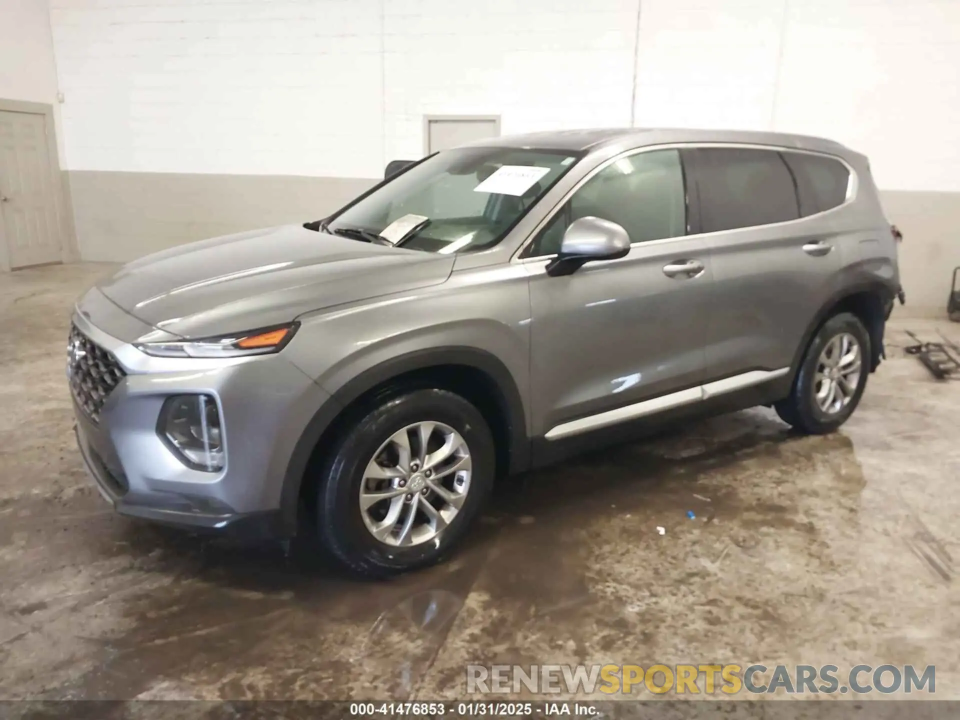 2 Photograph of a damaged car 5NMS33AD0KH053089 HYUNDAI SANTA FE 2019